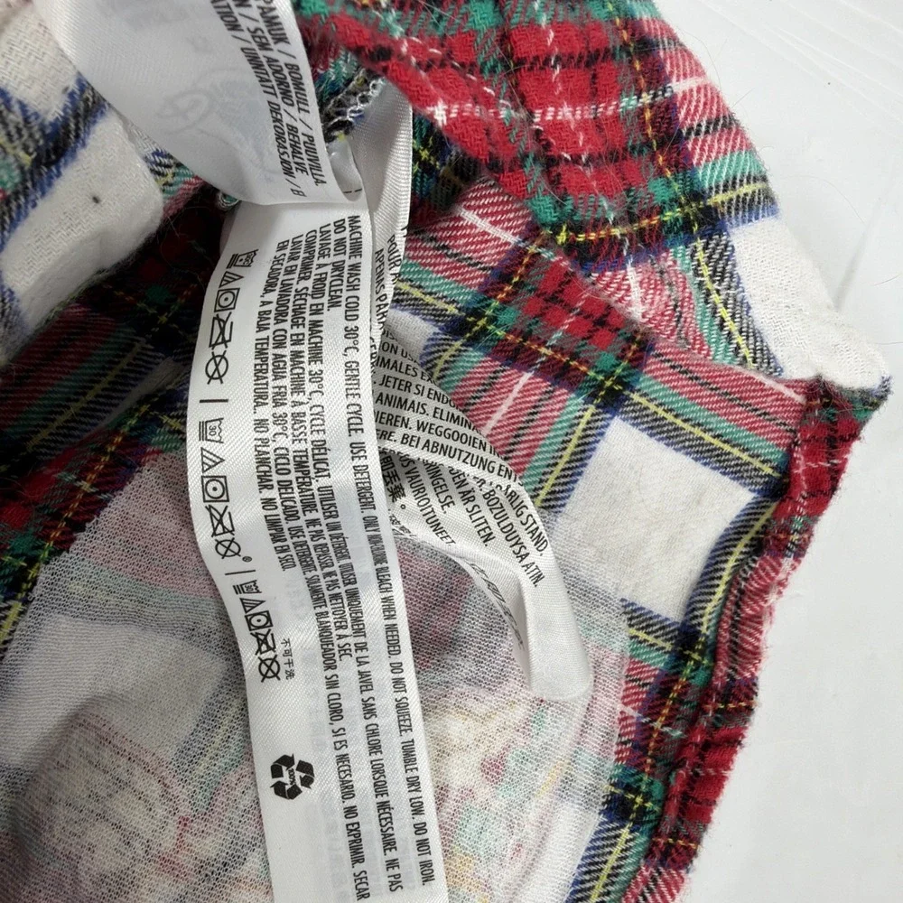 Disney Mickey Mouse Pluto‎ Dog Apparel Plaid Pajamas Xs